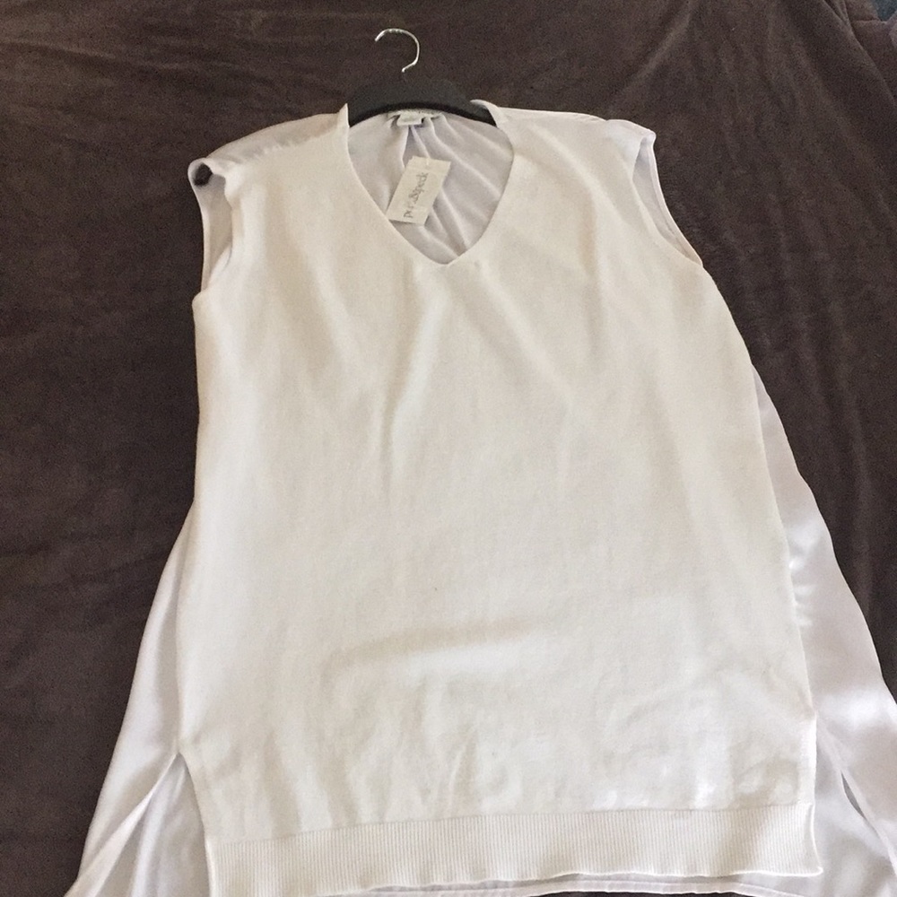 White Long Top